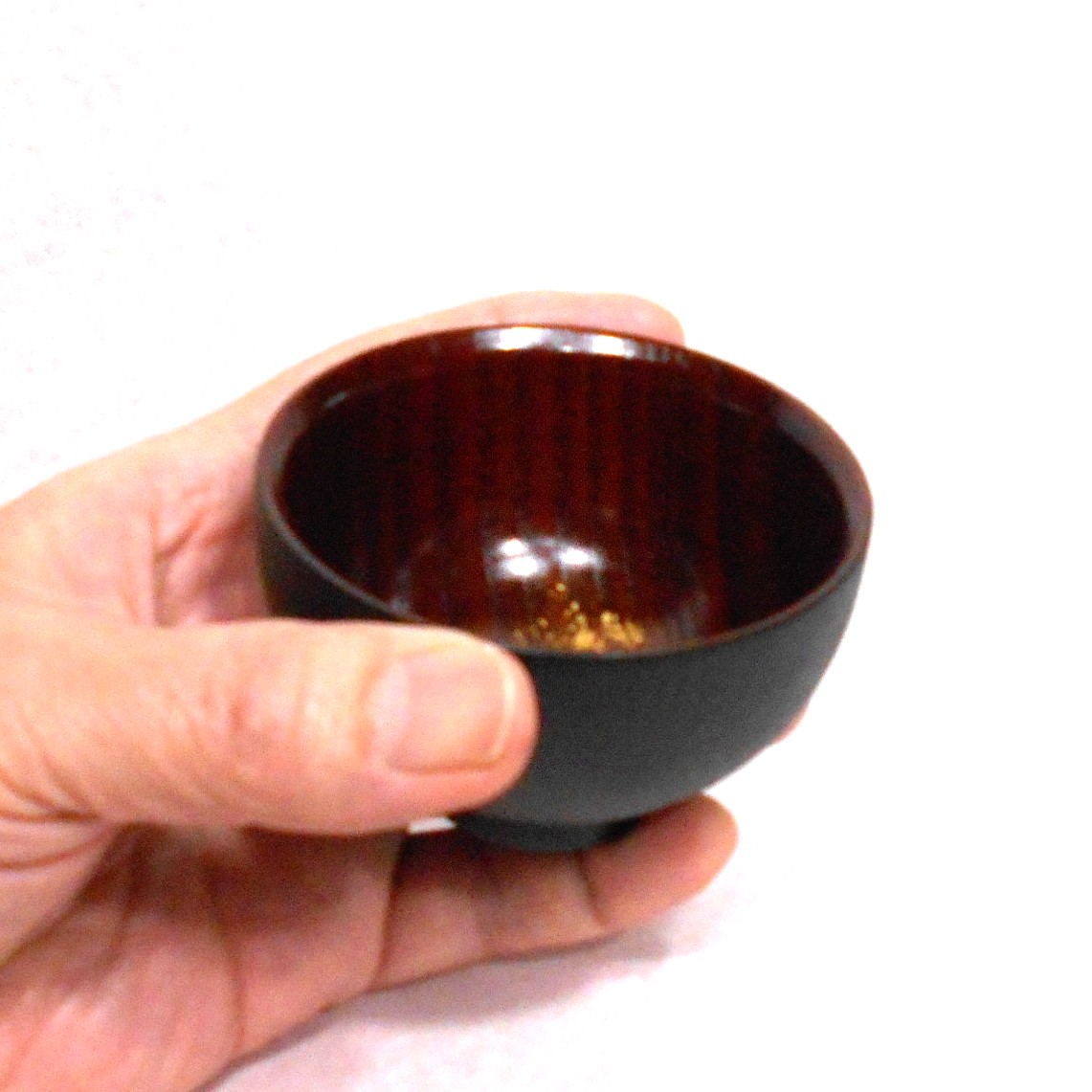 象谷塗　金箔ぐい呑み